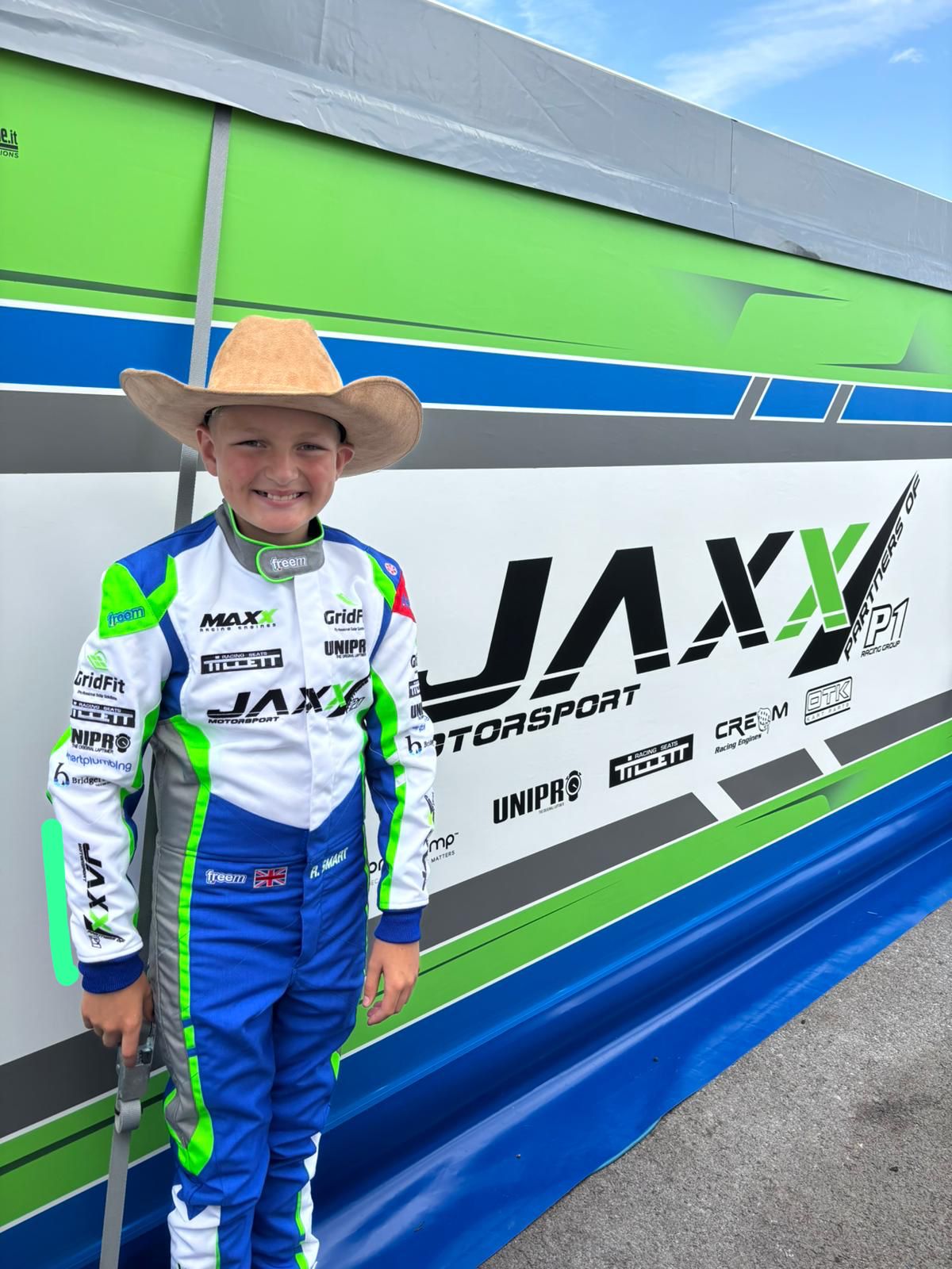Bridger’s Law proud to sponsor rising karting star Ronnie Smart